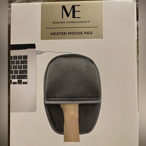 Modern Expressions Black Heated Mouse Pad